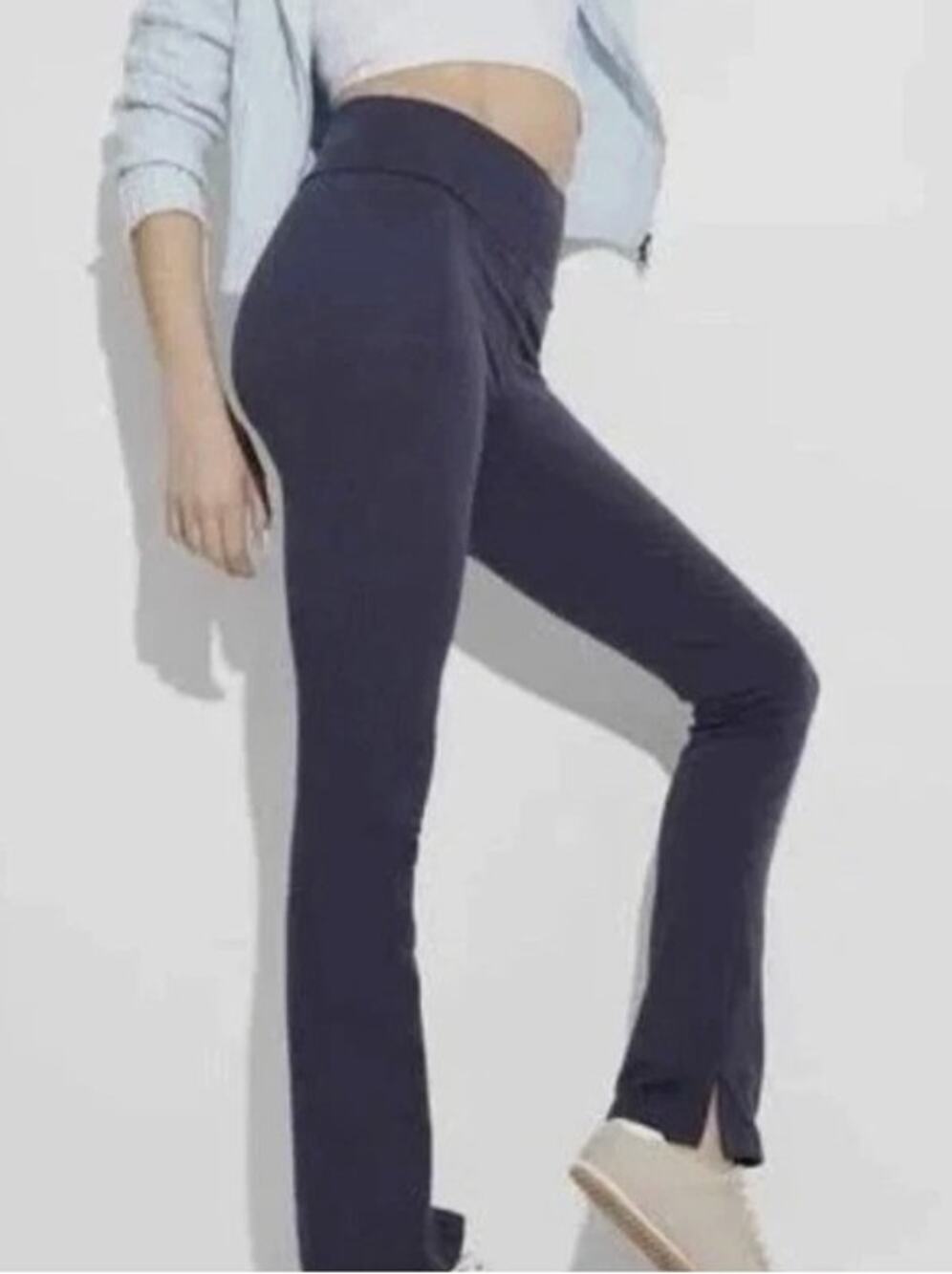 Wild Fable Leggings Navy Kick Flare bottom XXL NWT